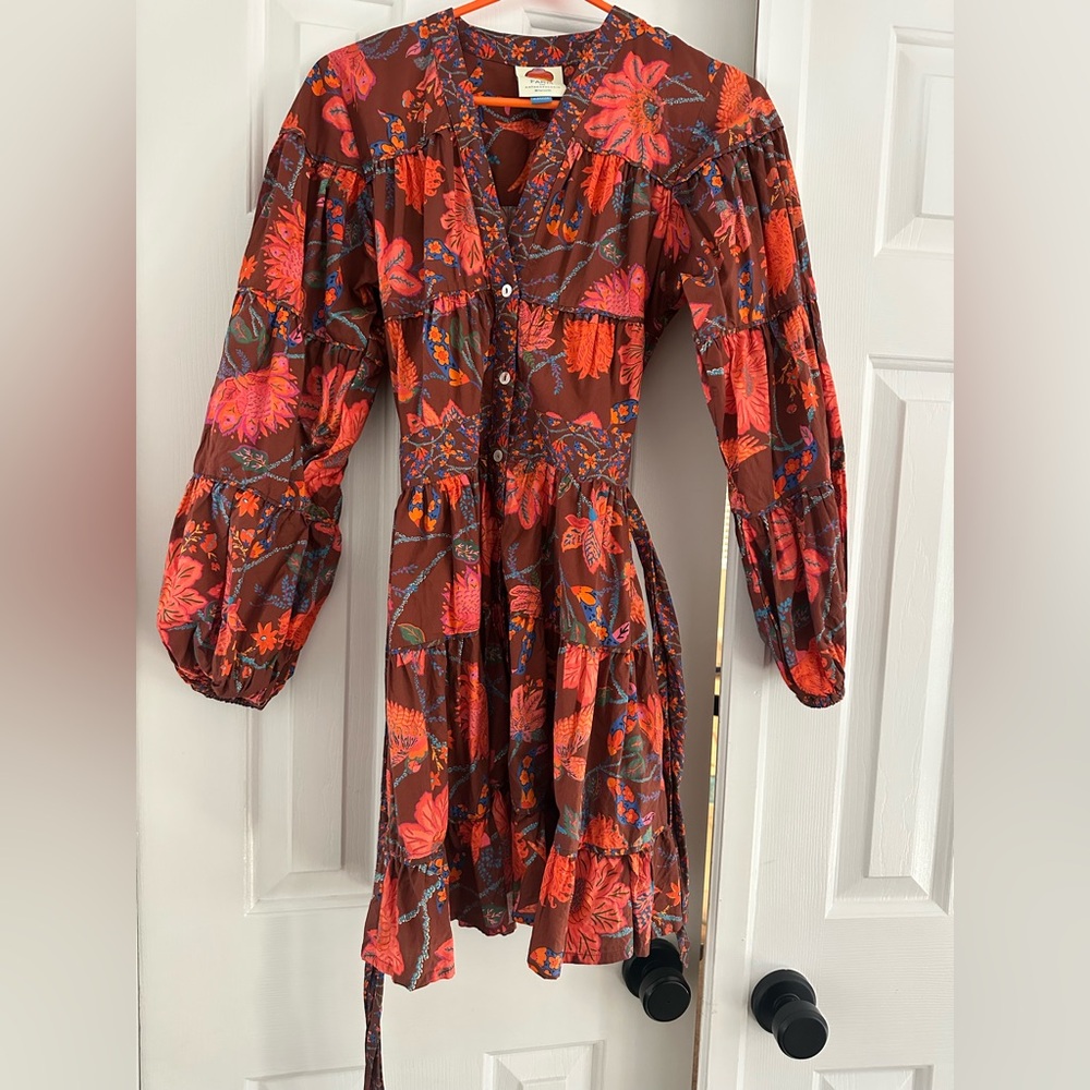 Farm Rio x Anthropology Dress, size Petite Small